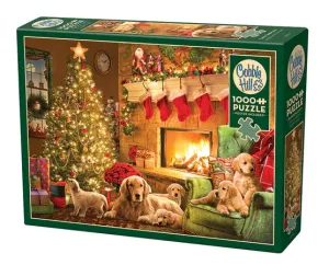 1000pc Puzzle Cobble Hill  Cozy Fireplace