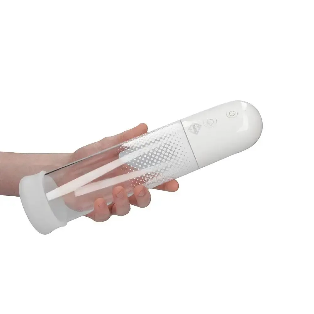 12-inch Shots Silicone Clear Automatic Vibrating Penis Pump
