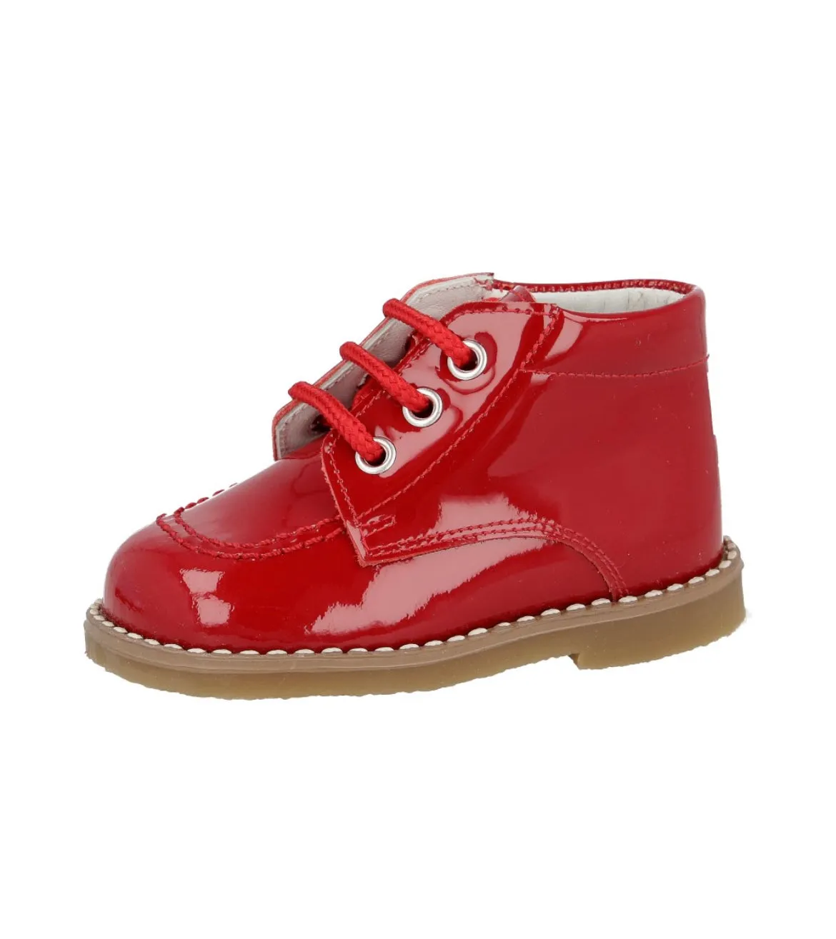 222325  Red Lace Boots By Andanines