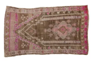 2.5x4.5 Vintage Distressed Oushak Rug