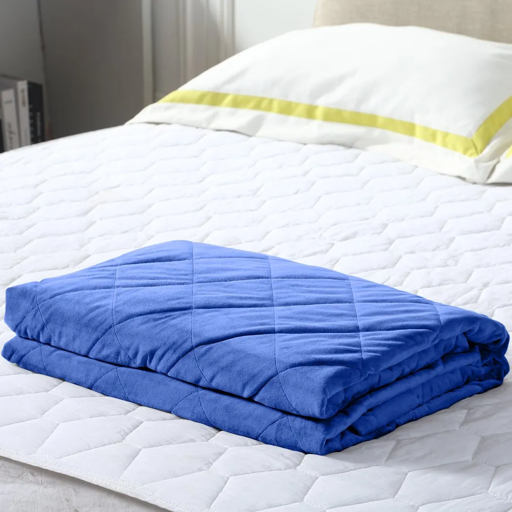 9KG Anti Anxiety Weighted Blanket Gravity Blankets Royal Blue Colour