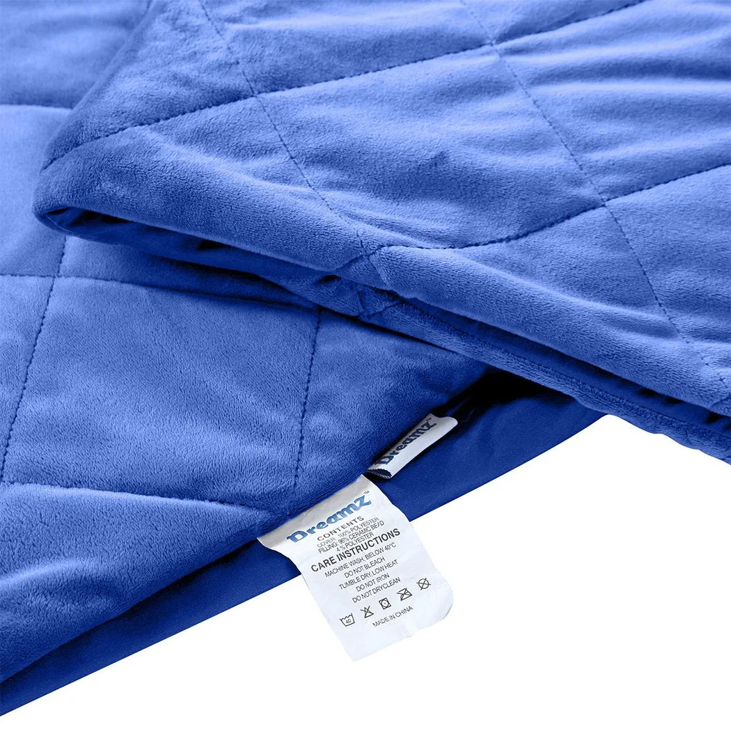 9KG Anti Anxiety Weighted Blanket Gravity Blankets Royal Blue Colour