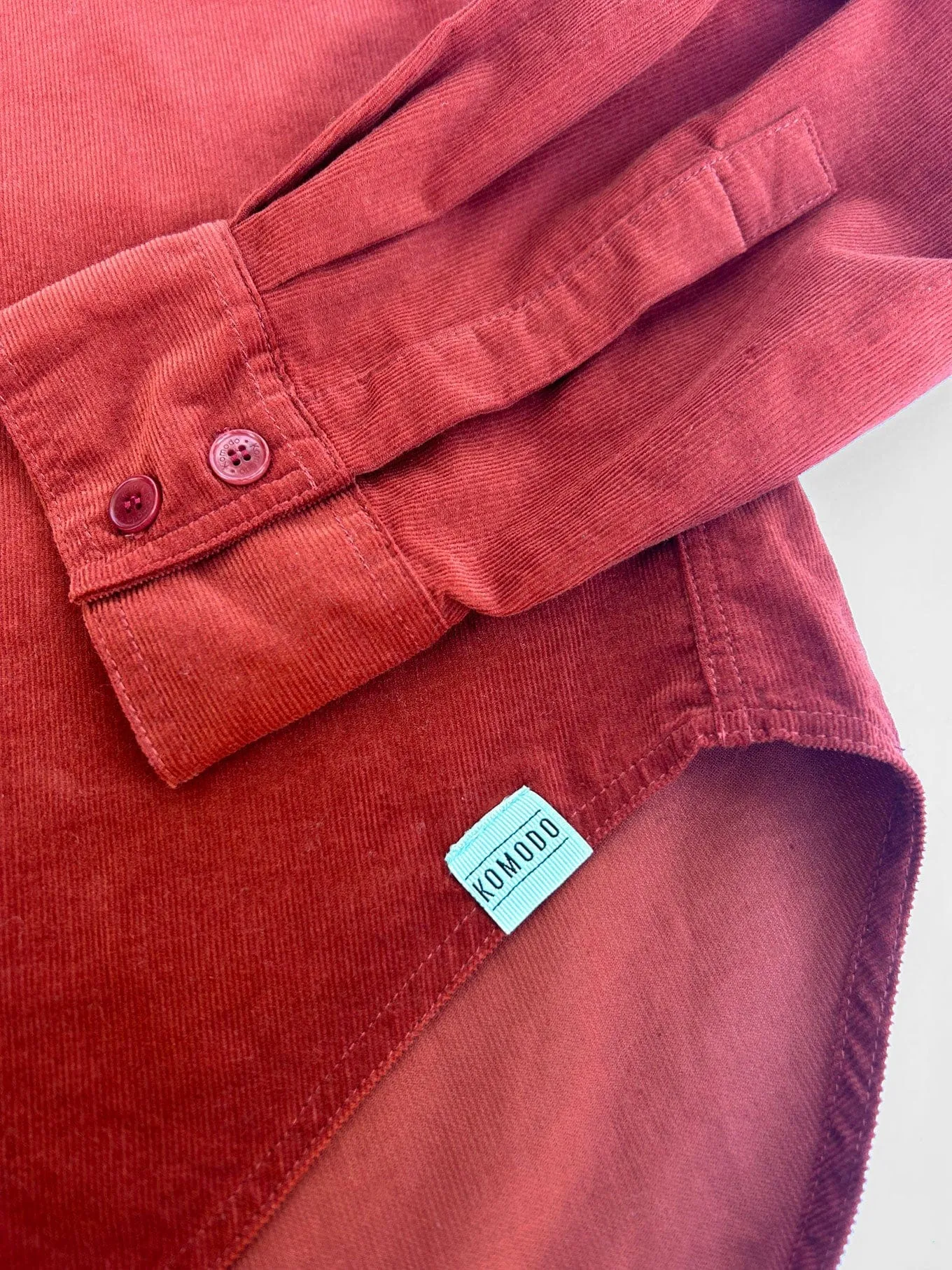 Abel Men's Cotton Shirt | Terracotta