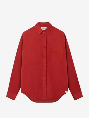 Abel Men's Cotton Shirt | Terracotta