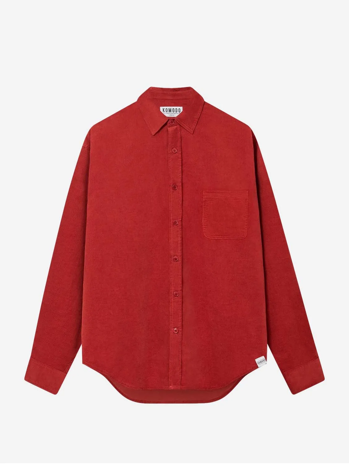 Abel Men's Cotton Shirt | Terracotta
