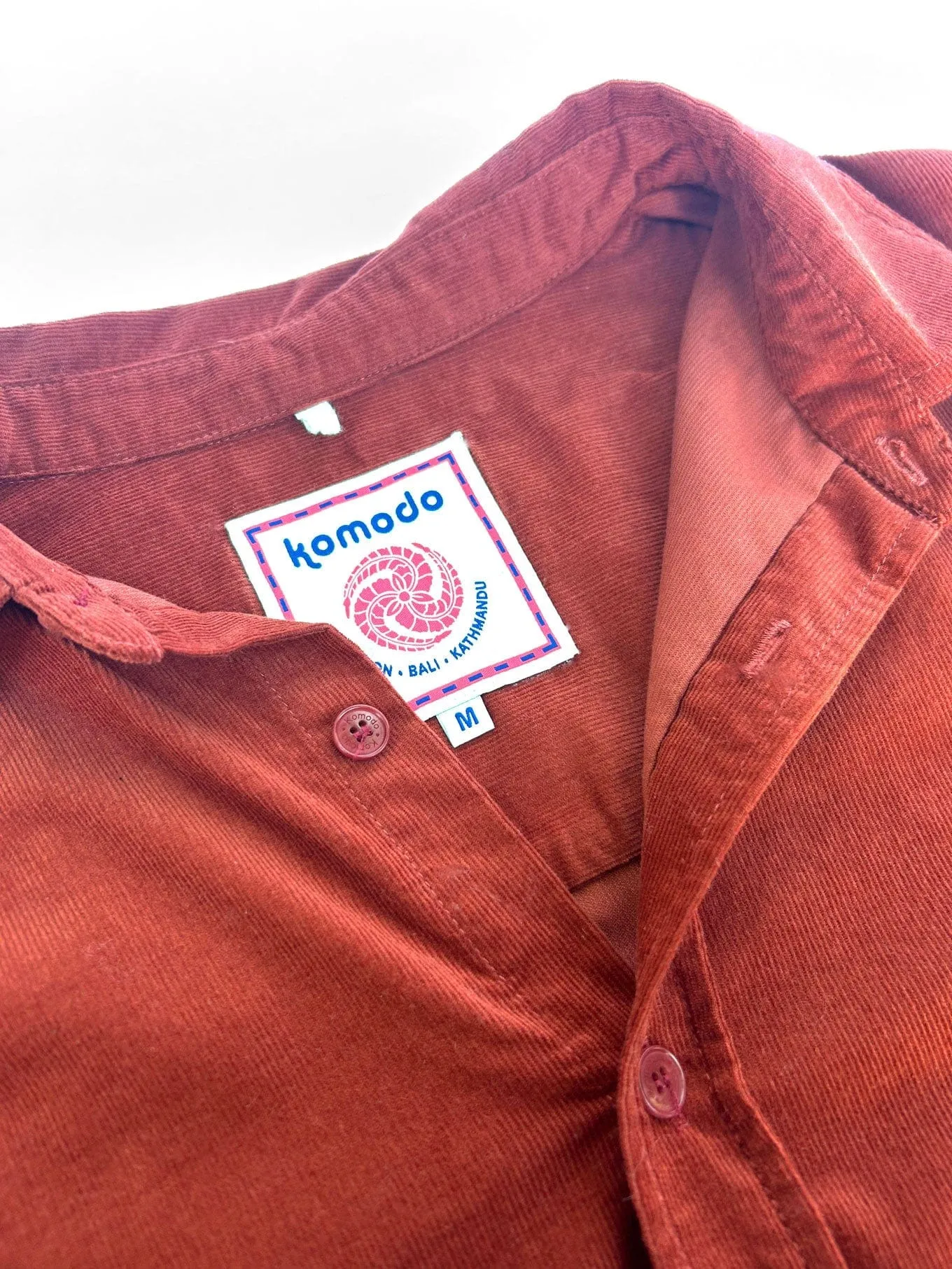 Abel Men's Cotton Shirt | Terracotta