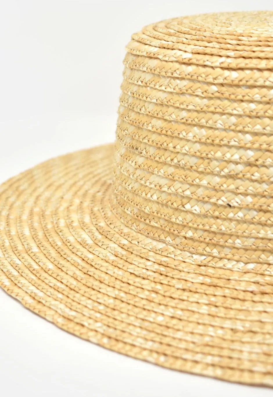 Abella Short Brim Boater - Black Band