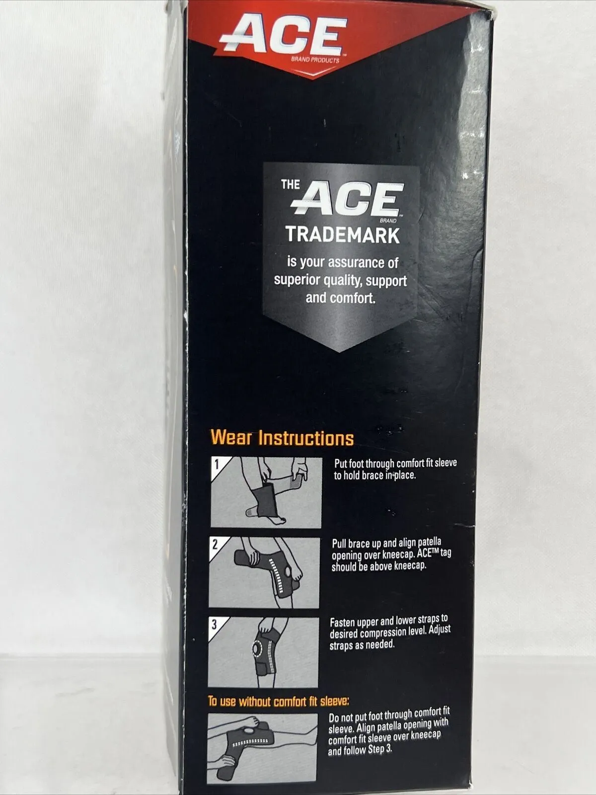 Ace Knee Adjustable Compression 3M Breathable Moderate Support 907003 ￼