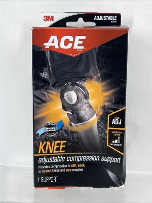 Ace Knee Adjustable Compression 3M Breathable Moderate Support 907003 ￼