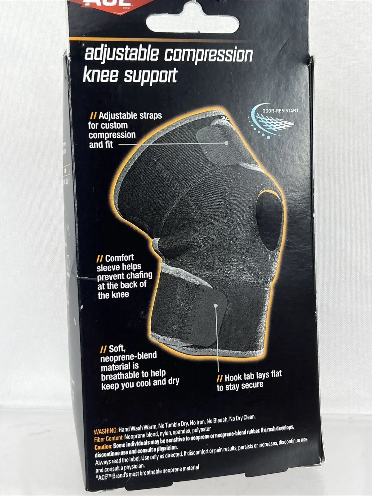 Ace Knee Adjustable Compression 3M Breathable Moderate Support 907003 ￼