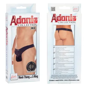 Adonis Mesh Thong With C-Ring - Medium-Large