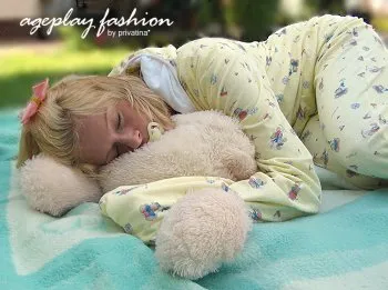 adult baby pajama frotte deluxe color 