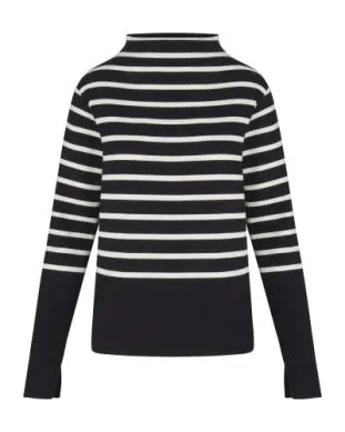 Airessential Mock PLVR Stripe Top