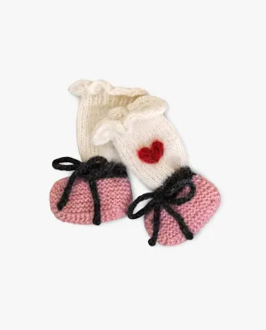 Alice Booties |powder pink| in stock (0-3m)