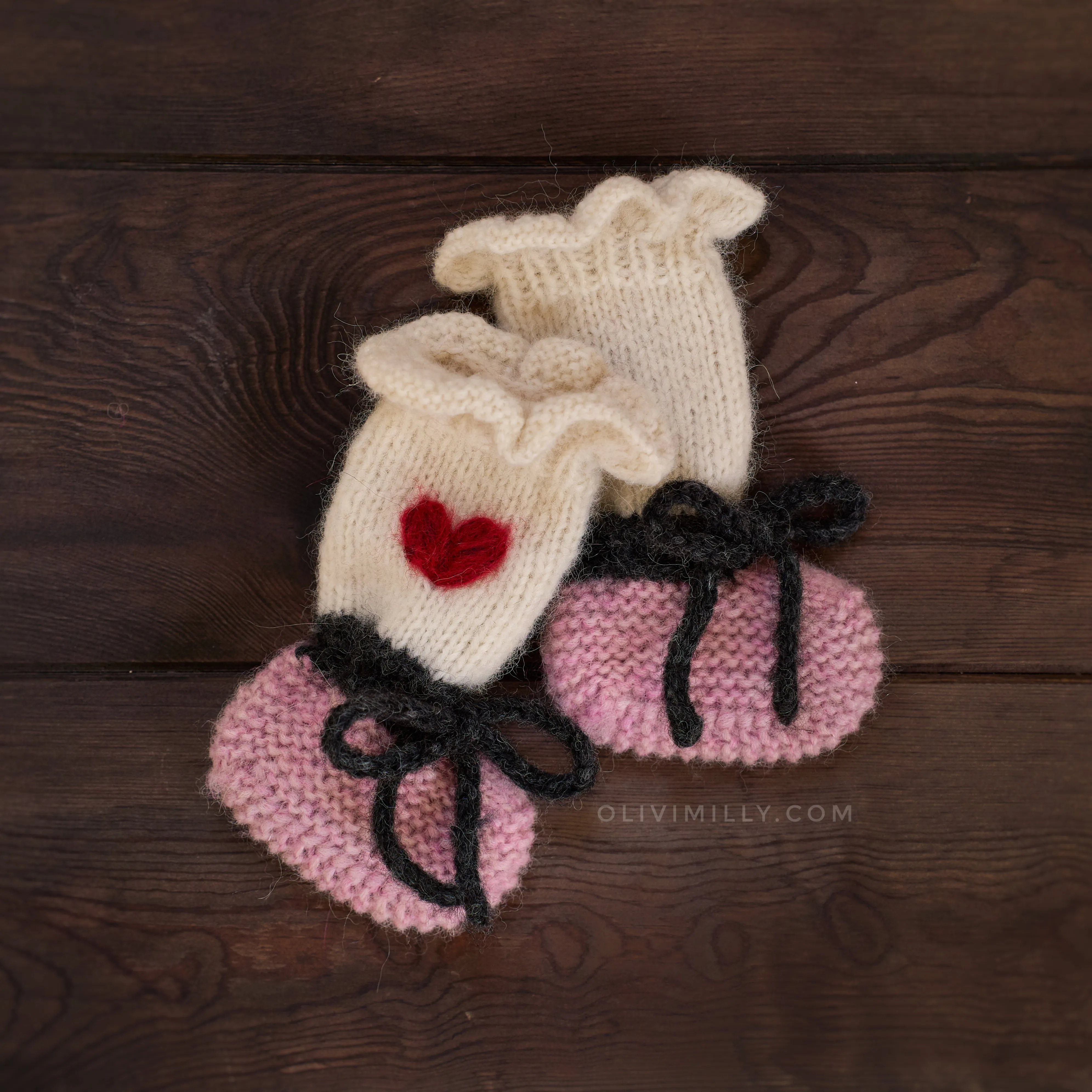 Alice Booties |powder pink| in stock (0-3m)