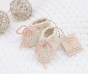 Alpaca Bootie | 100% Alpaca | Newborn Baby Girl