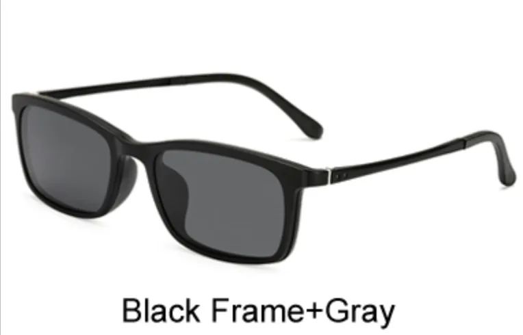Armazón 50mm Graduable de Acetato TR90 con 2 Clips Polarizados 100% protección Solar UV400