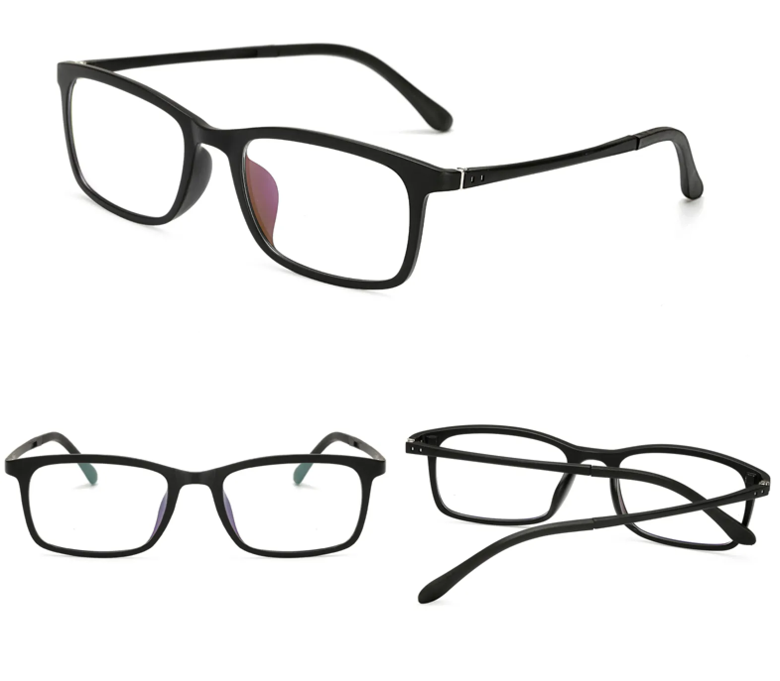 Armazón 50mm Graduable de Acetato TR90 con 2 Clips Polarizados 100% protección Solar UV400