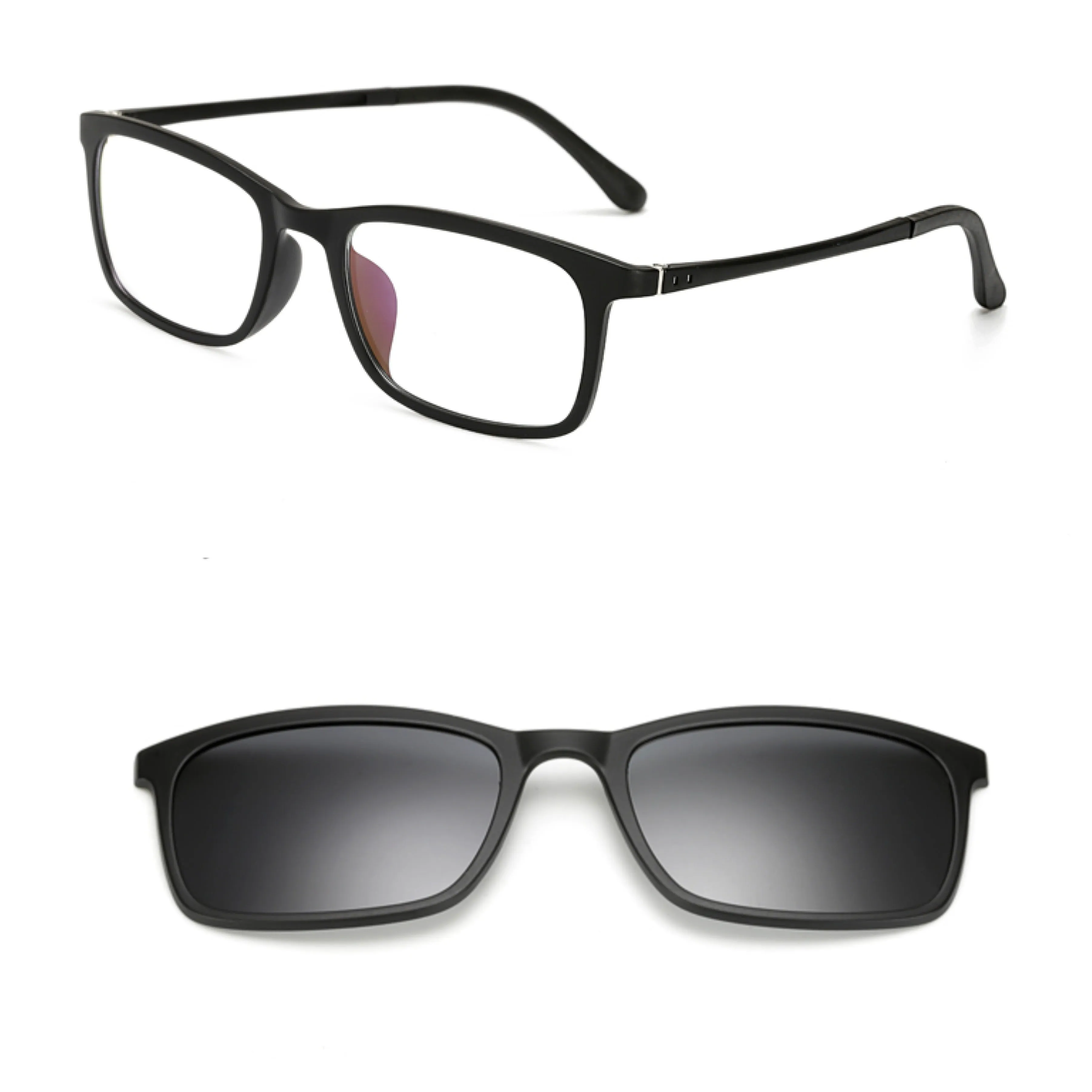 Armazón 50mm Graduable de Acetato TR90 con 2 Clips Polarizados 100% protección Solar UV400