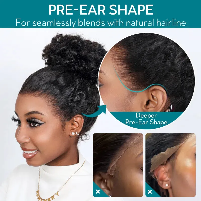 Ashimary Upgrade 360 Skin Lace Frontal with Invisi Strap Blonde 613 Body Wave Glueless Wig No Gel Needed Breathable Human Hair wig