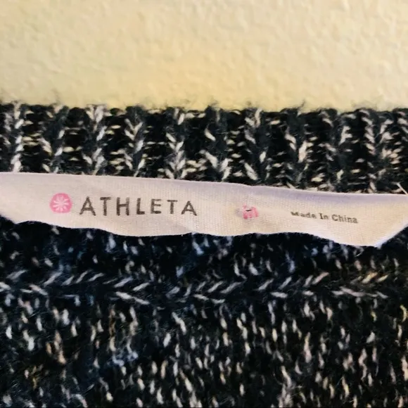 Athleta Northern Lights Asymmetrical Zip Sweater
