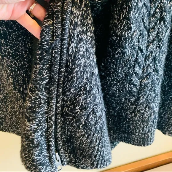 Athleta Northern Lights Asymmetrical Zip Sweater