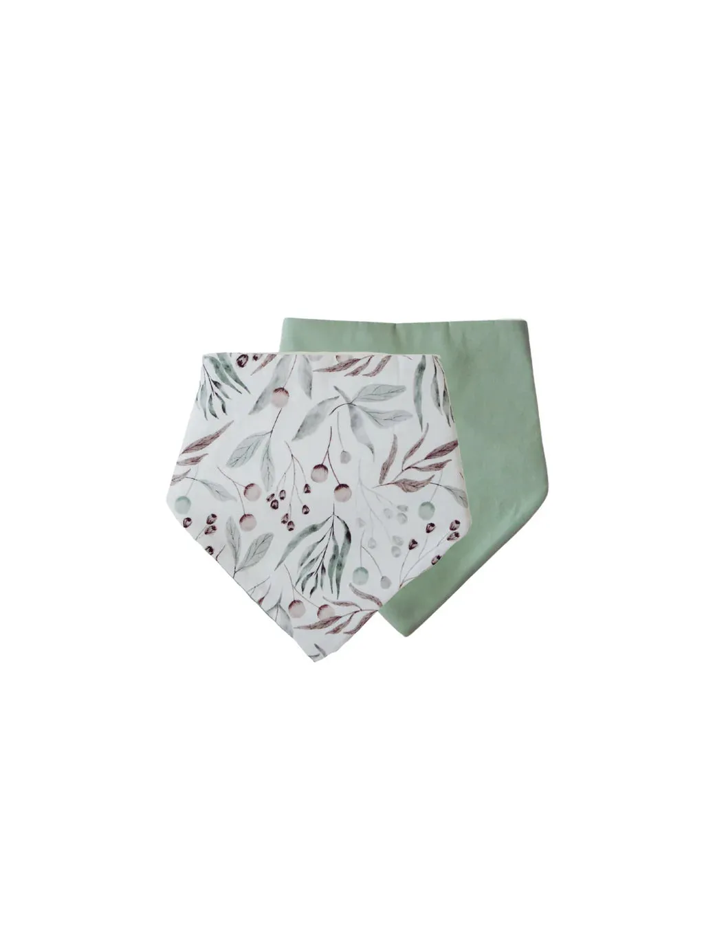 Bambella Bandana Bibs 2 Pack | Botanical & Lagoon