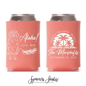 Beach Destination Pet - Wedding Can Cooler #225R