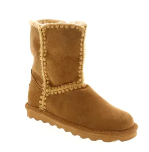 Bearpaw Elle Short Crochet - Coffee