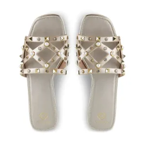 Bella Gold Flats