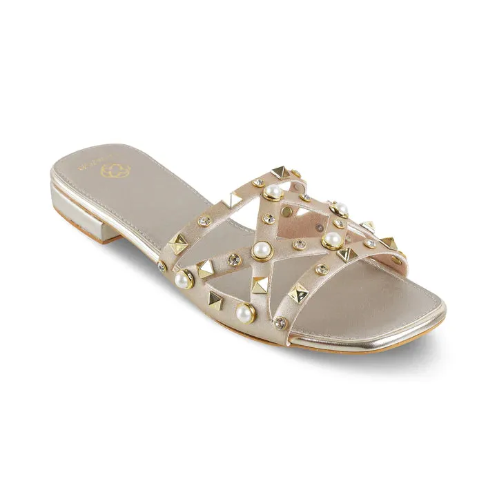 Bella Gold Flats