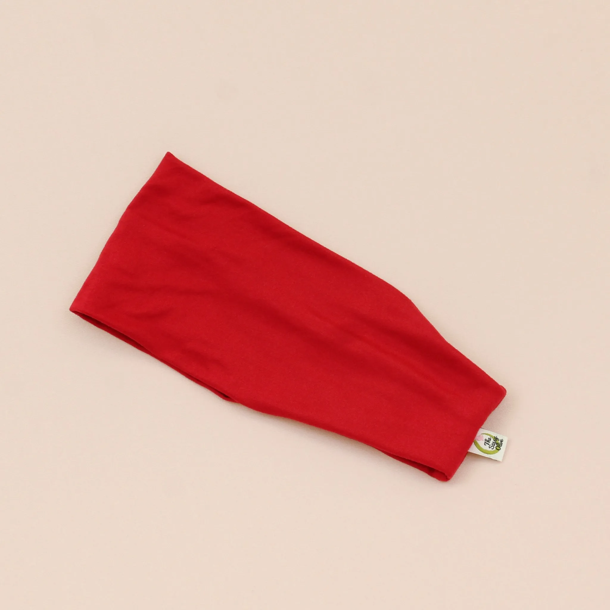 Berry Solid Stretch Headband