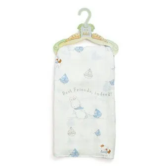 Best Friends Silky Blanket - Blue
