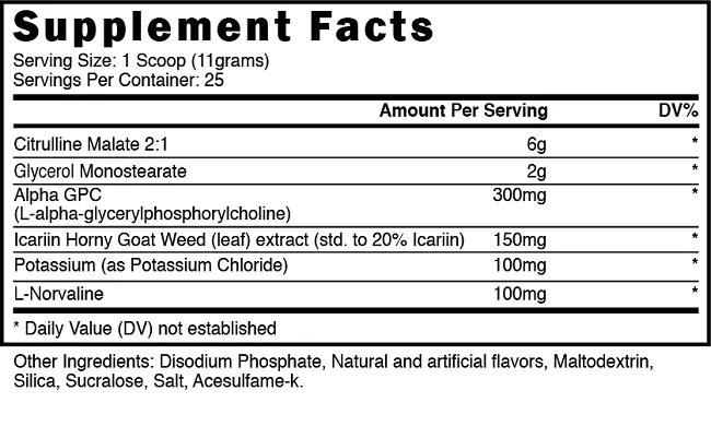 BLACKSTONE LABS HYPE RELOADED PUMP PRE-WORKOUT