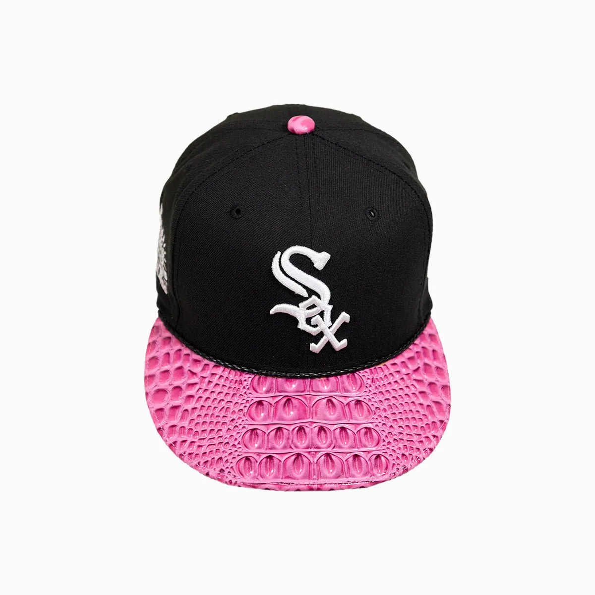 Breyer's Buck 50 Chicago White Sox Hat With Leather Visor