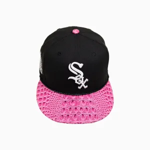 Breyer's Buck 50 Chicago White Sox Hat With Leather Visor