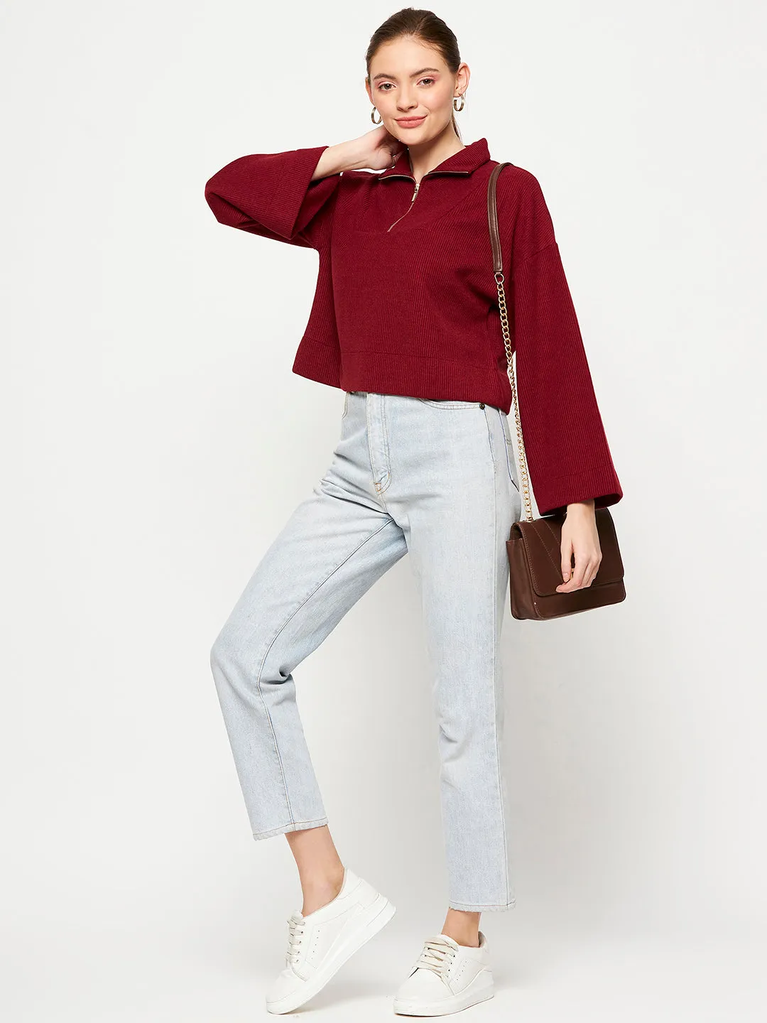 Camla Barcelona Maroon Top