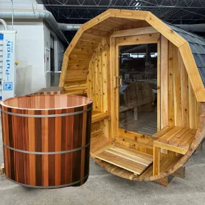 Cedar Sauna & Cedar Viking Plunge - 1 Person