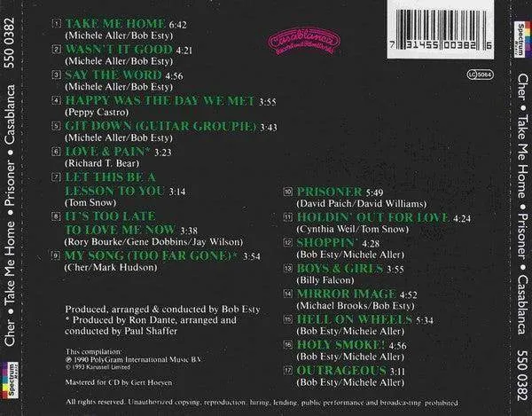 Cher: Take Me Home / Prisoner (CD, Comp)