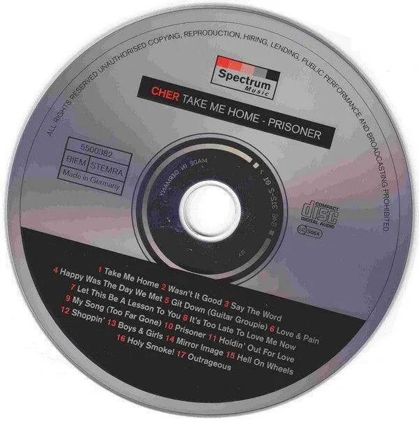 Cher: Take Me Home / Prisoner (CD, Comp)