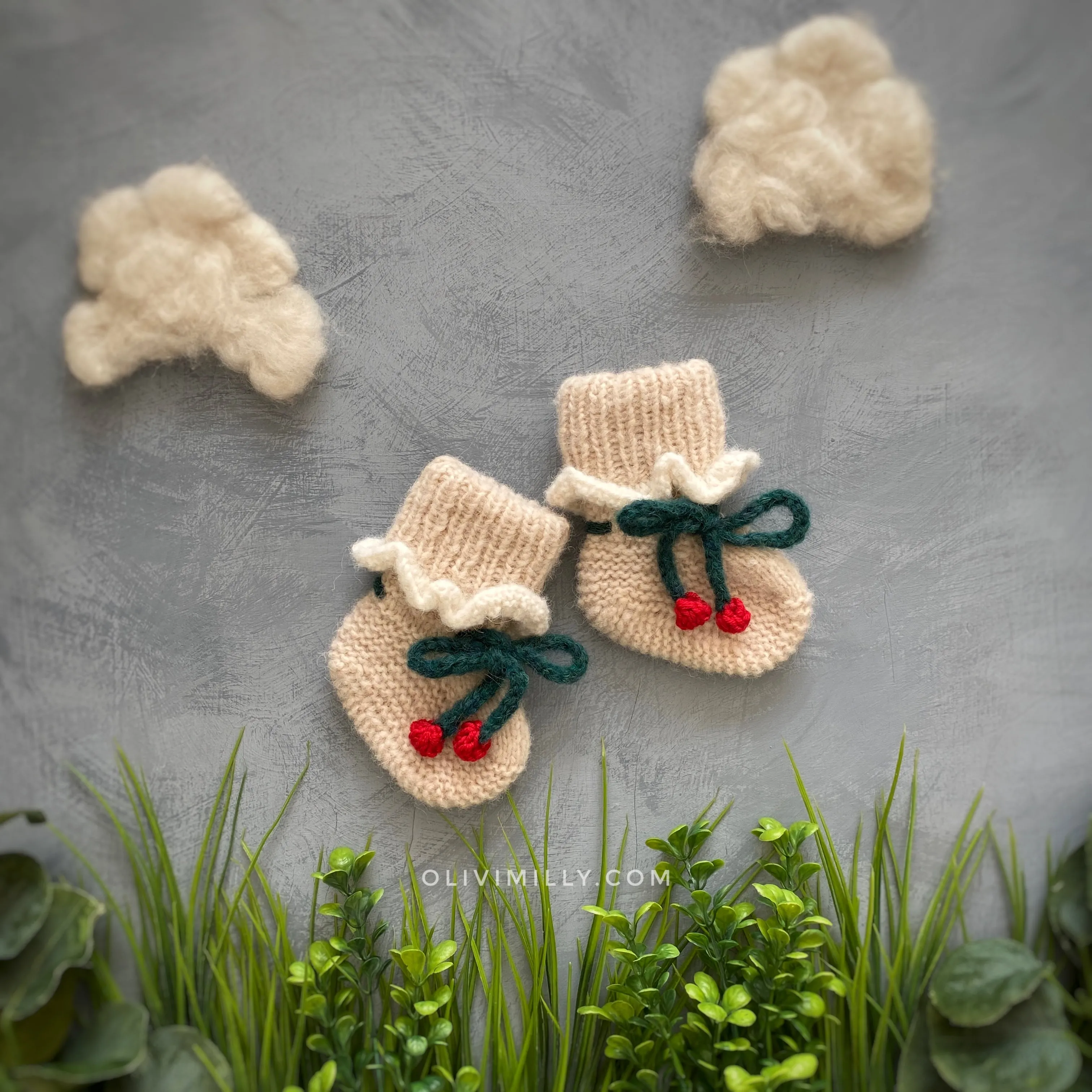 Cherry Booties | Wheat