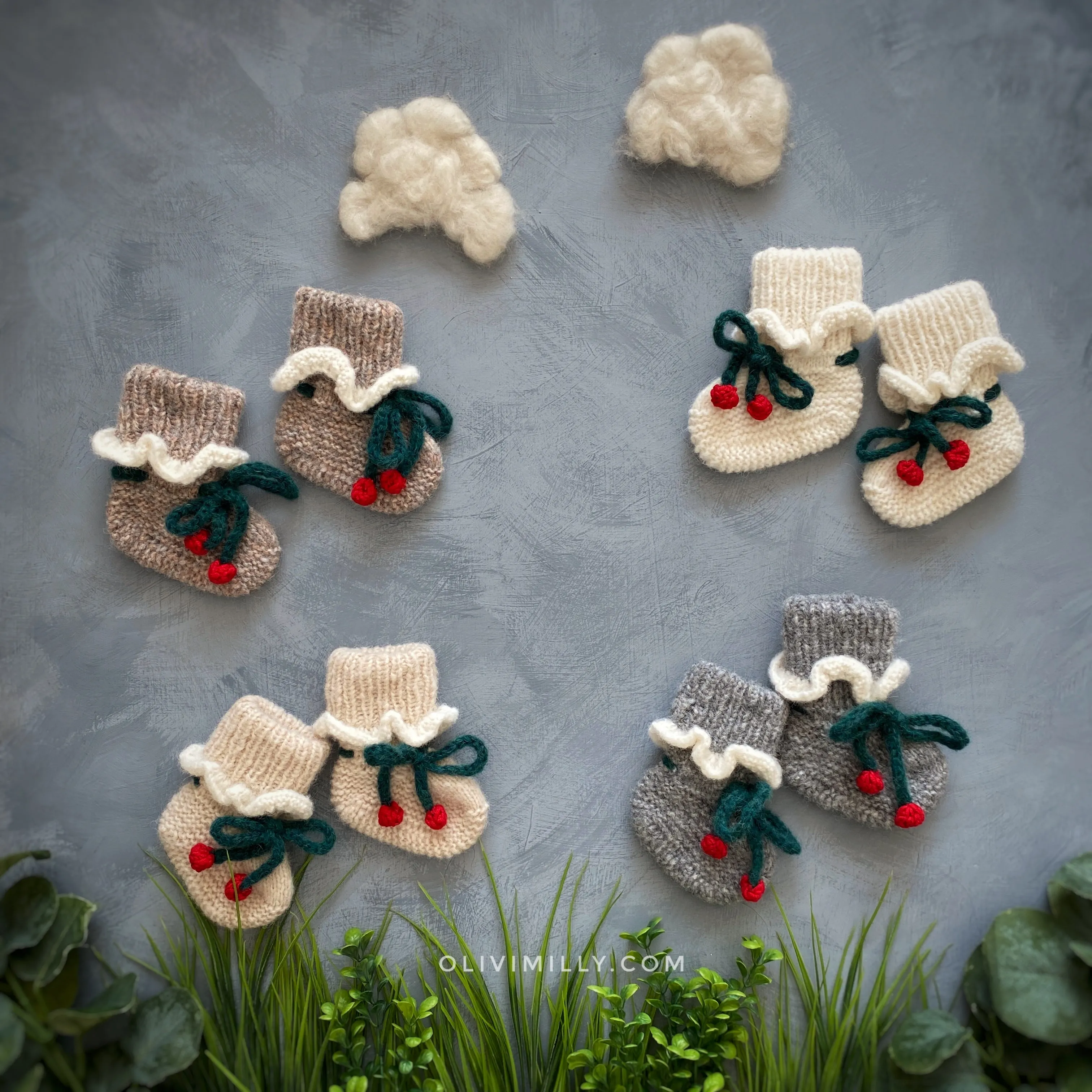 Cherry Booties | Wheat