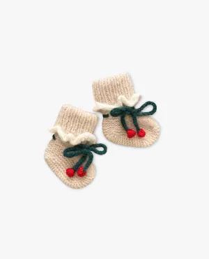Cherry Booties | Wheat