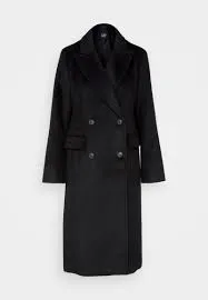 Classic Long Double Breasted Wool Coat