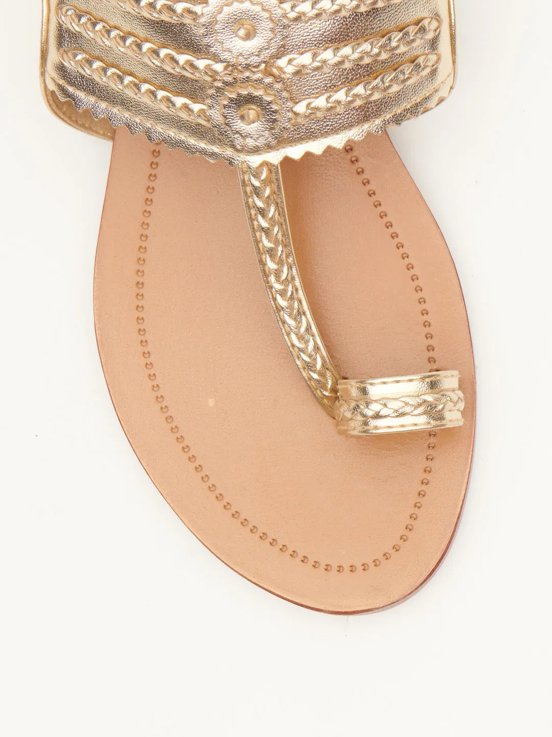 CLASSIC METALLIC KOHLAPURI