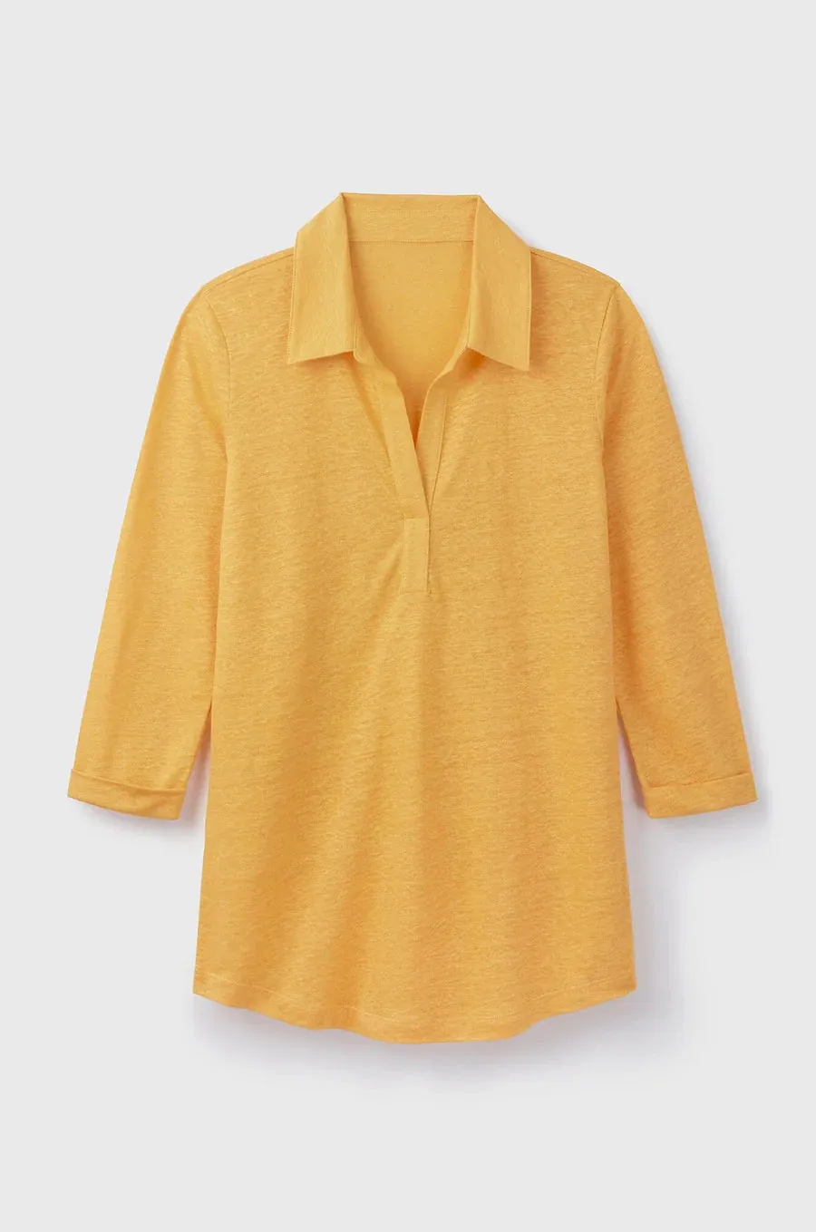 Collared Linen T-shirt