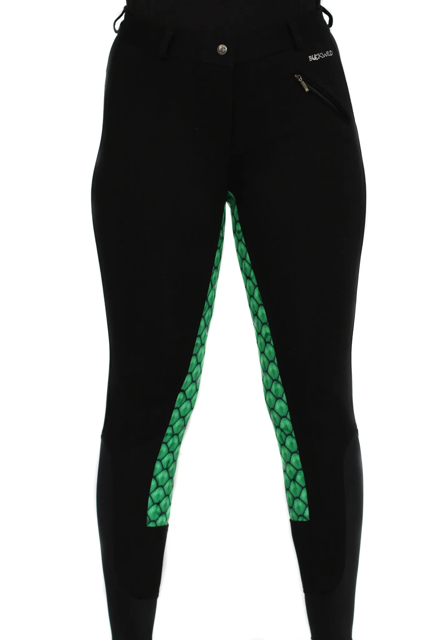 Curvy Mare | High-Waist Breech | Black   Mermaid