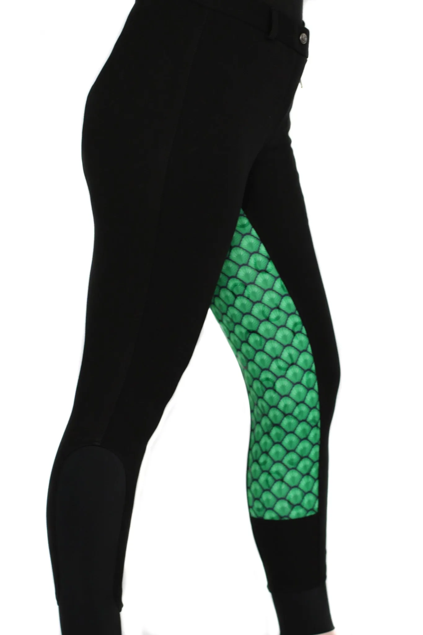 Curvy Mare | High-Waist Breech | Black   Mermaid