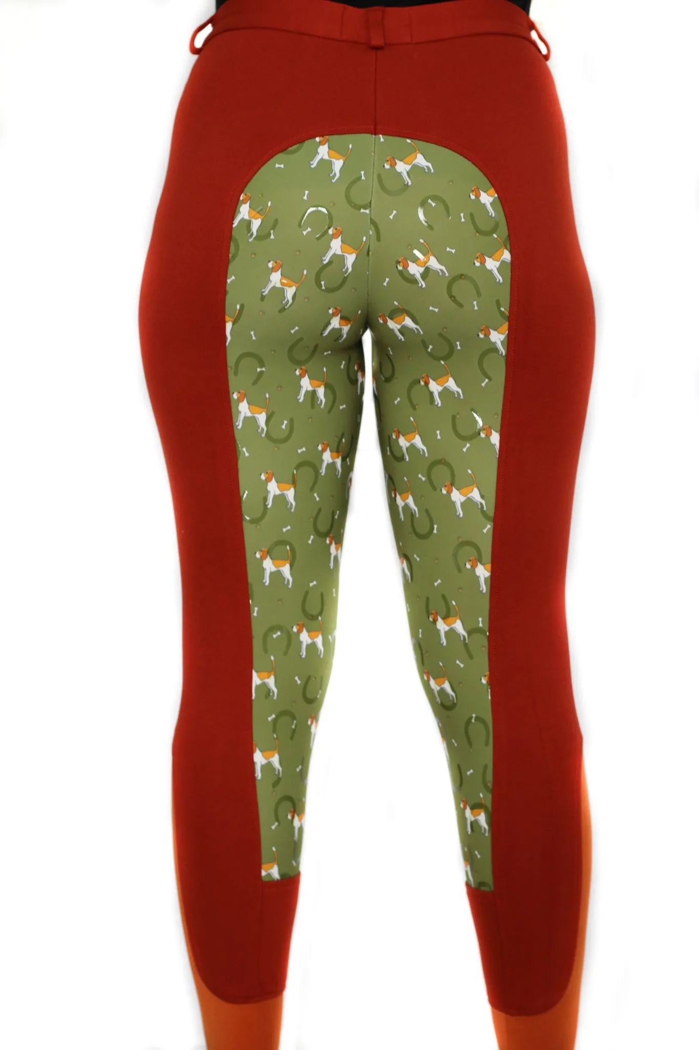 Curvy Mare | High-Waist Breech | Rust   Hounds