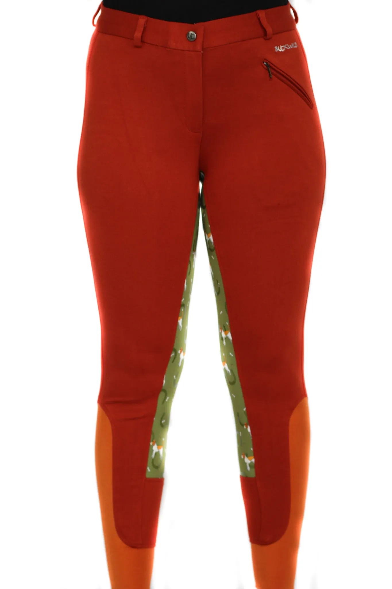 Curvy Mare | High-Waist Breech | Rust   Hounds